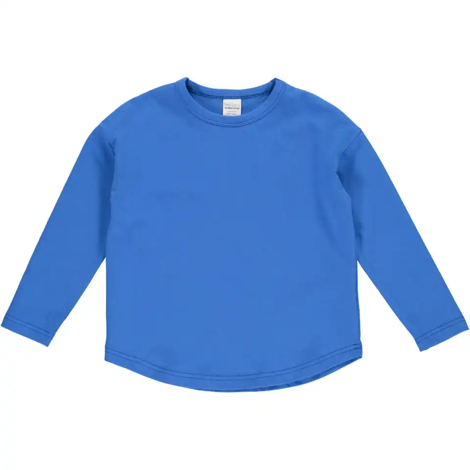 Bluză oversize albastră pentru copii