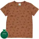 Tricou maro cu imprimeu dinozauri