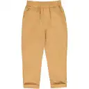 Pantaloni bej din poplin răcoros pentru copii