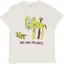 Tricou crem cu imprimeu tigru