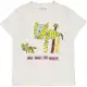 Tricou crem cu imprimeu tigru