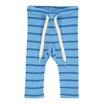 Pantaloni Alfa cu dungi albastre