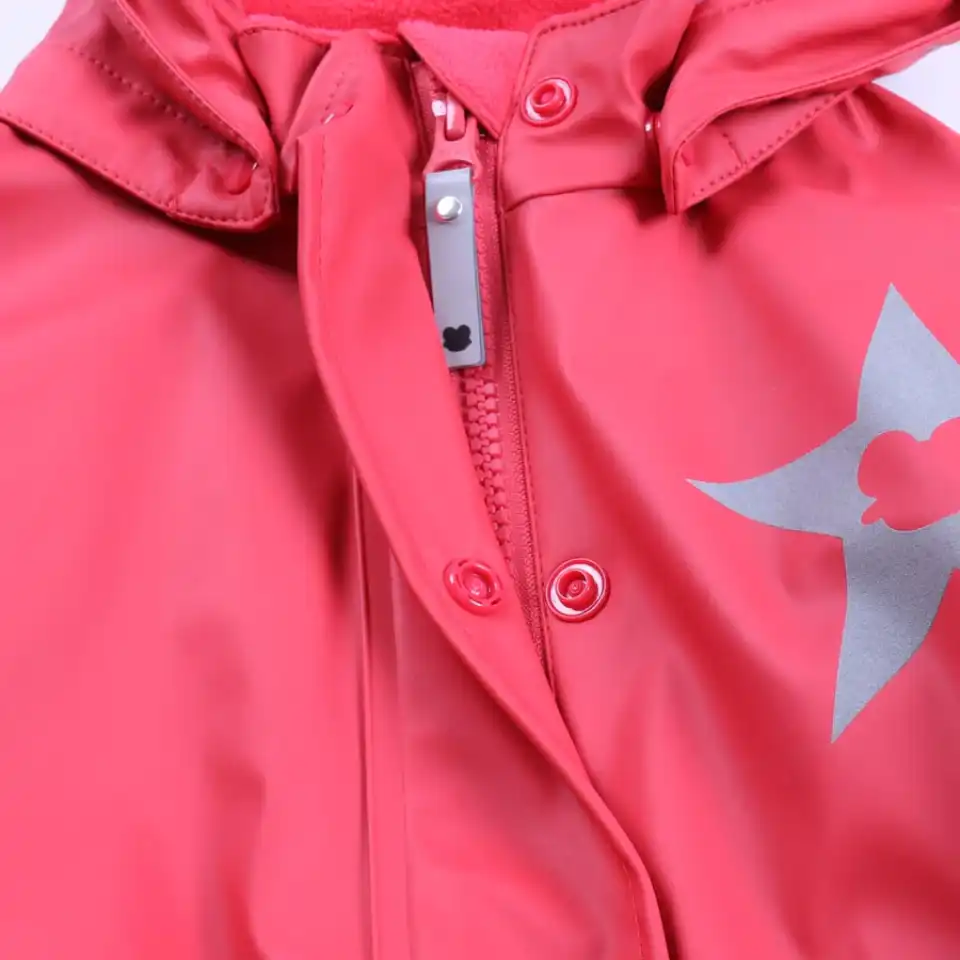 Set cranberry pentru ploaie și vânt pentru copii
