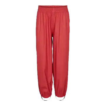 Pantaloni de ploaie și vânt cranberry pentru copii