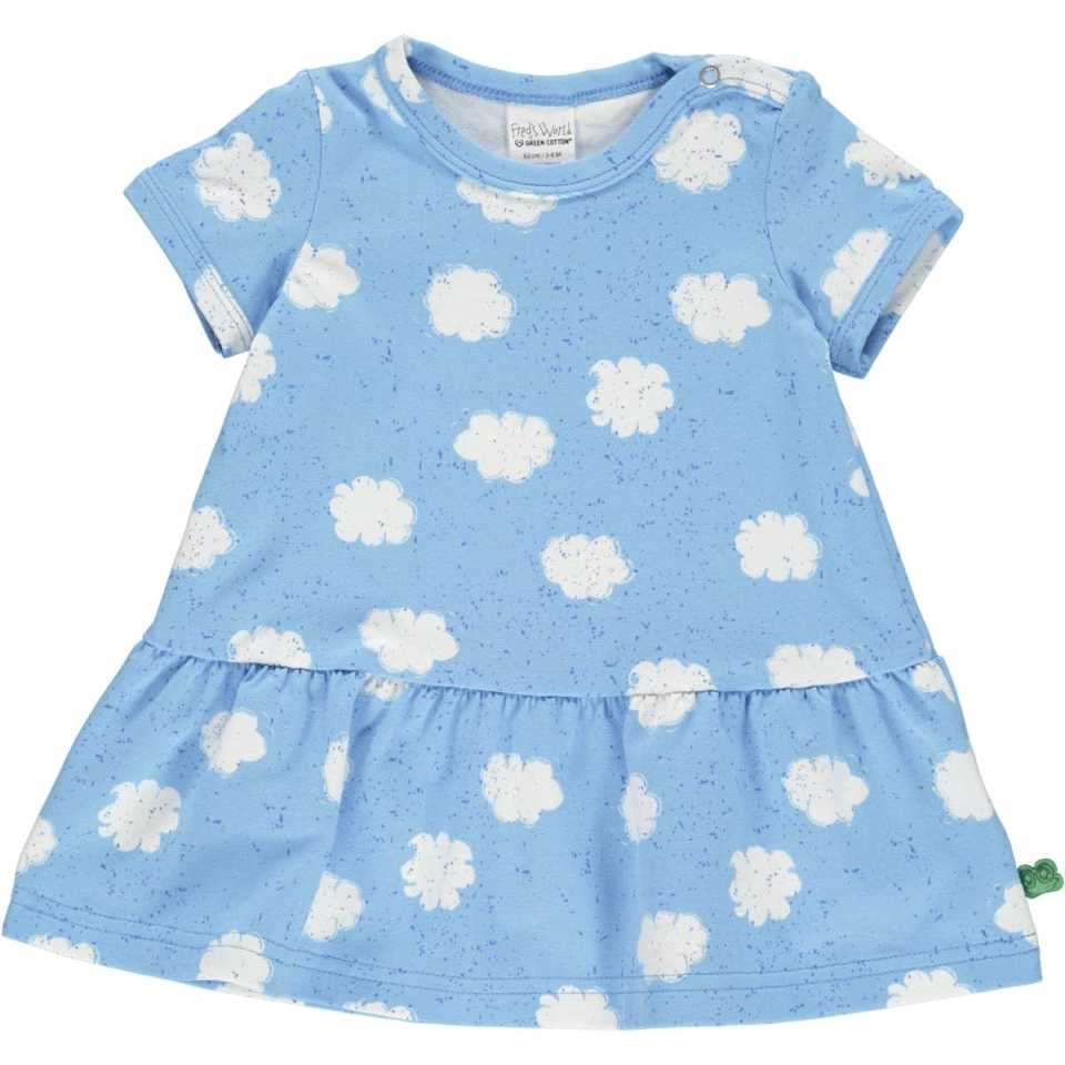 Rochiță Sky cu mânecă scurtă pentru bebeluși