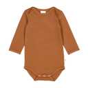 Body Solid pentru bebeluși, maro, din bumbac organic