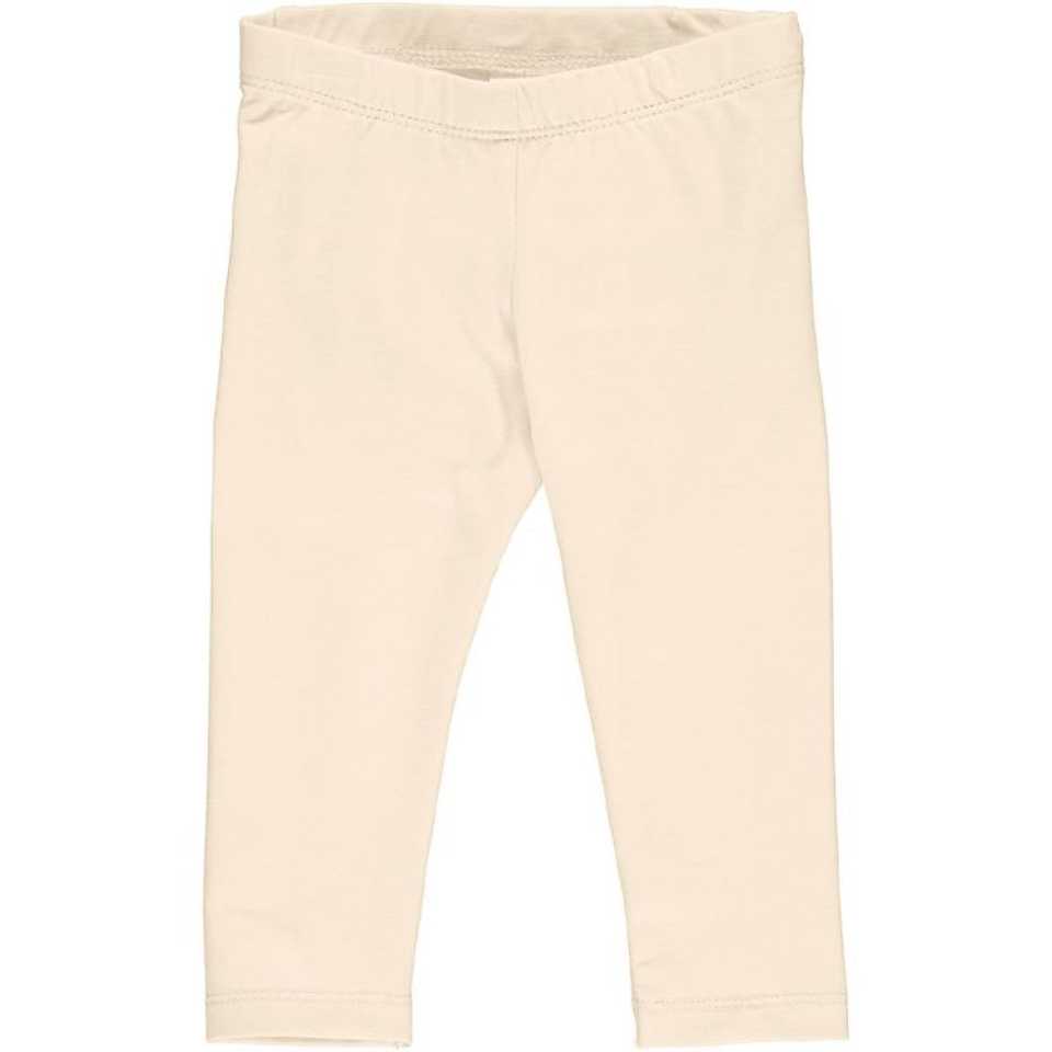 Pantaloni Cozy me crem, cu volane pentru bebeluși