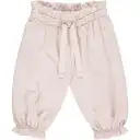 Pantaloni de trening roz, voluminoși pentru bebeluși