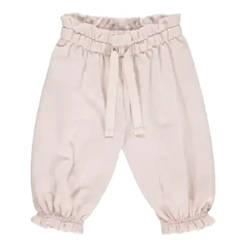 Pantaloni de trening roz, voluminoși pentru bebeluși