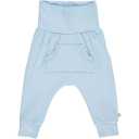 Pantaloni bleu Cozy me cu buzunare pentru bebeluși