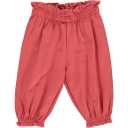 Pantaloni bufanți cranberry Alfa pentru bebeluși