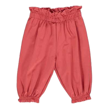 Pantaloni bufanți cranberry Alfa pentru bebeluși