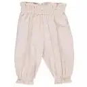 Pantaloni Pointelle roz pal, pentru bebeluși