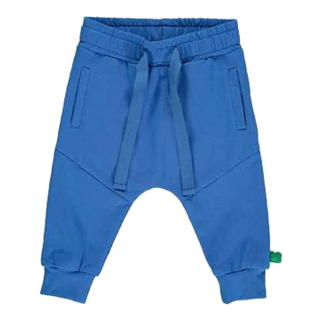Pantaloni Alfa albastru intens, cu buzunare pentru bebeluși