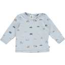 Bluză subțire cu mânecă lungă Automobile pentru bebeluși