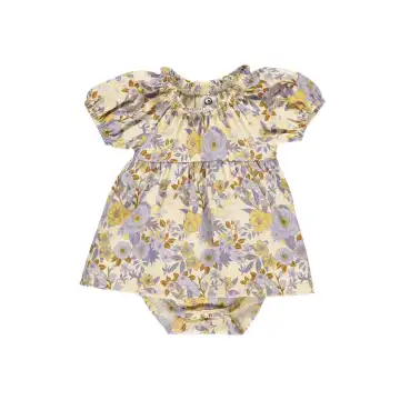 Body rochie cu mânecă scurtă Cardamine pentru bebeluși