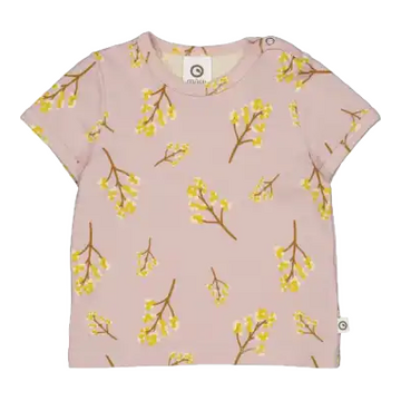 Tricou cu mânecă scurtă, roz, Filipendula pentru bebeluși