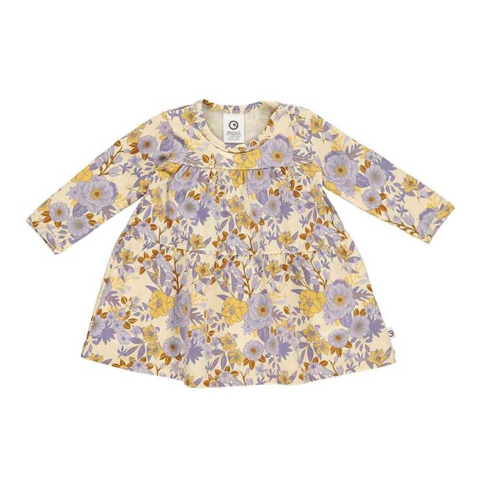 Rochie cu mânecă lungă Cardamine pentru bebeluși