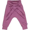 Pantalonași Cozy Me cu fundiță, mov zmeuriu