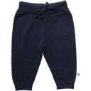 Pantaloni bleumarin tricotați din 100% bumbac