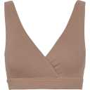Sutien de alaptare maro din bumbac organic
