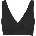 Sutien de alaptare negru din bumbac organic