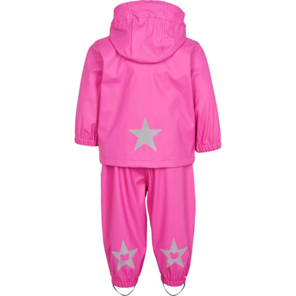 Set de ploaie fucsia pentru bebeluși și copii