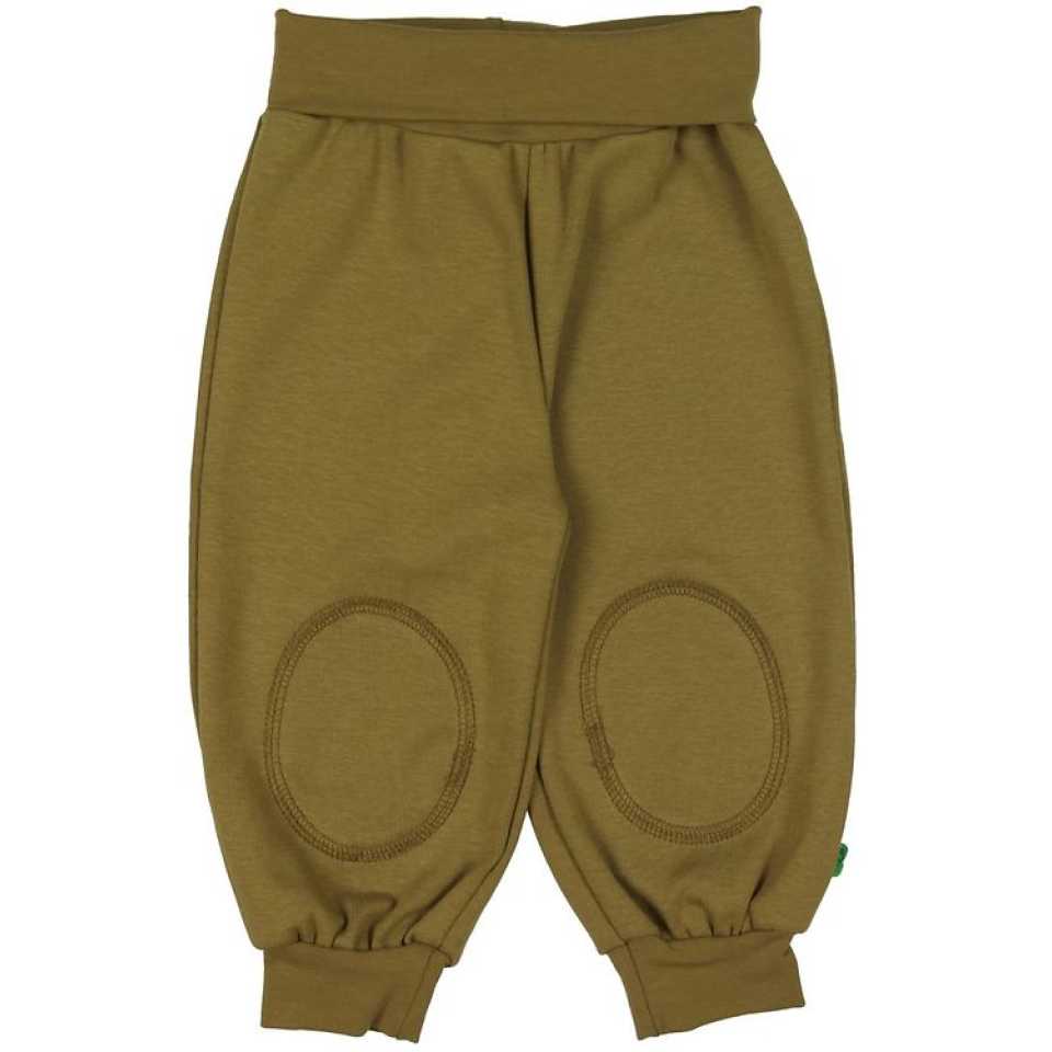 Pantaloni Alfa olive din bumbac organic pentru copii