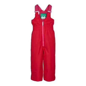 Pantaloni roșii de schi și zăpadă pentru bebe și copii
