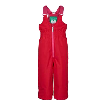 Pantaloni roșii de schi și zăpadă pentru copii