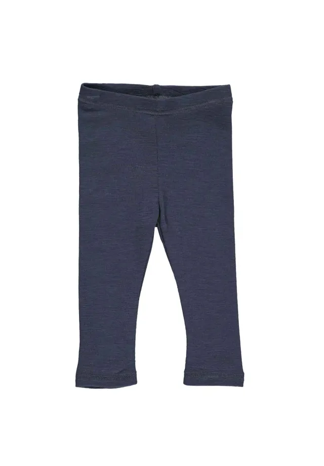 Colanți bleumarin din lână merinos