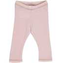 Colanți roz pal din lână merinos organică, pentru copii