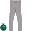 Colanți gri deschis din lână merinos