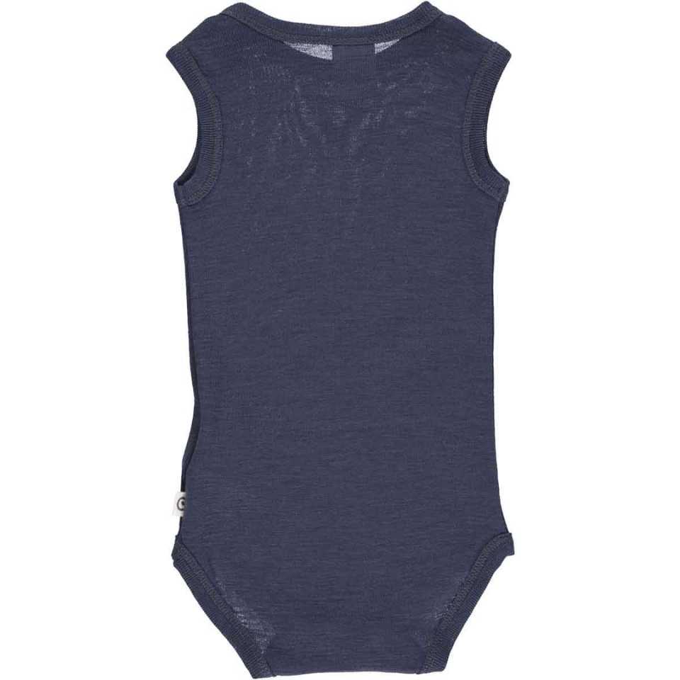 Body bleumarin, tip maiou din lână merinos