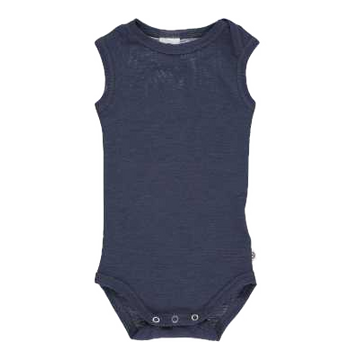 Body bleumarin, tip maiou din lână merinos