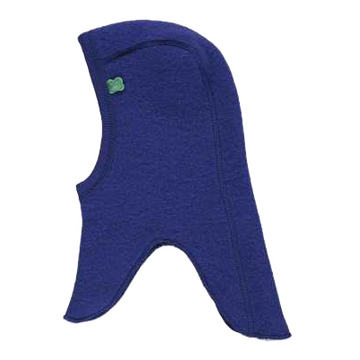 Cagulă albastră din lână fleece