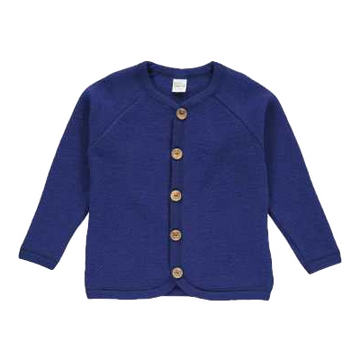 Jachetă albastră din lână fleece pentru copii