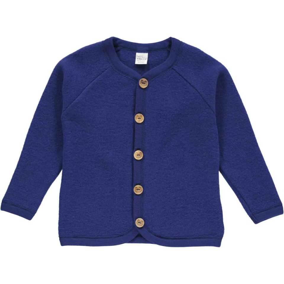 Jachetă albastră din lână fleece pentru copii