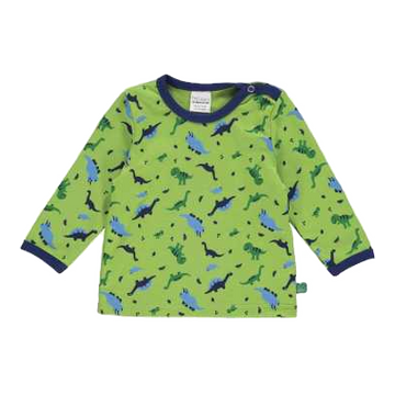 Bluză verde cu imprimeu dinozauri