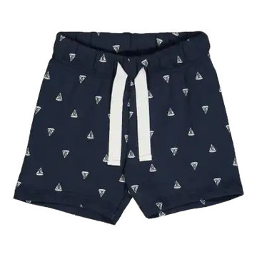Pantaloni scurți cu imprimeu bărci