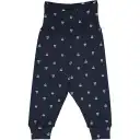 Pantaloni bleumarin cu imprimeu bărci