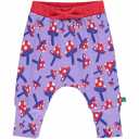 Pantaloni mov cu imprimeu ciuperci