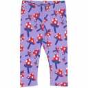 Colanți mov cu imprimeu ciuperci pentru bebeluși