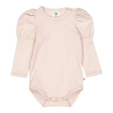 Body Cozy Me Puff cu mânecă lungă pentru bebeluși în nuanța balsam rose