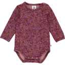 Body Petit Blossom cu mânecă lungă pentru bebeluși în nuanța fig/ boysenberry