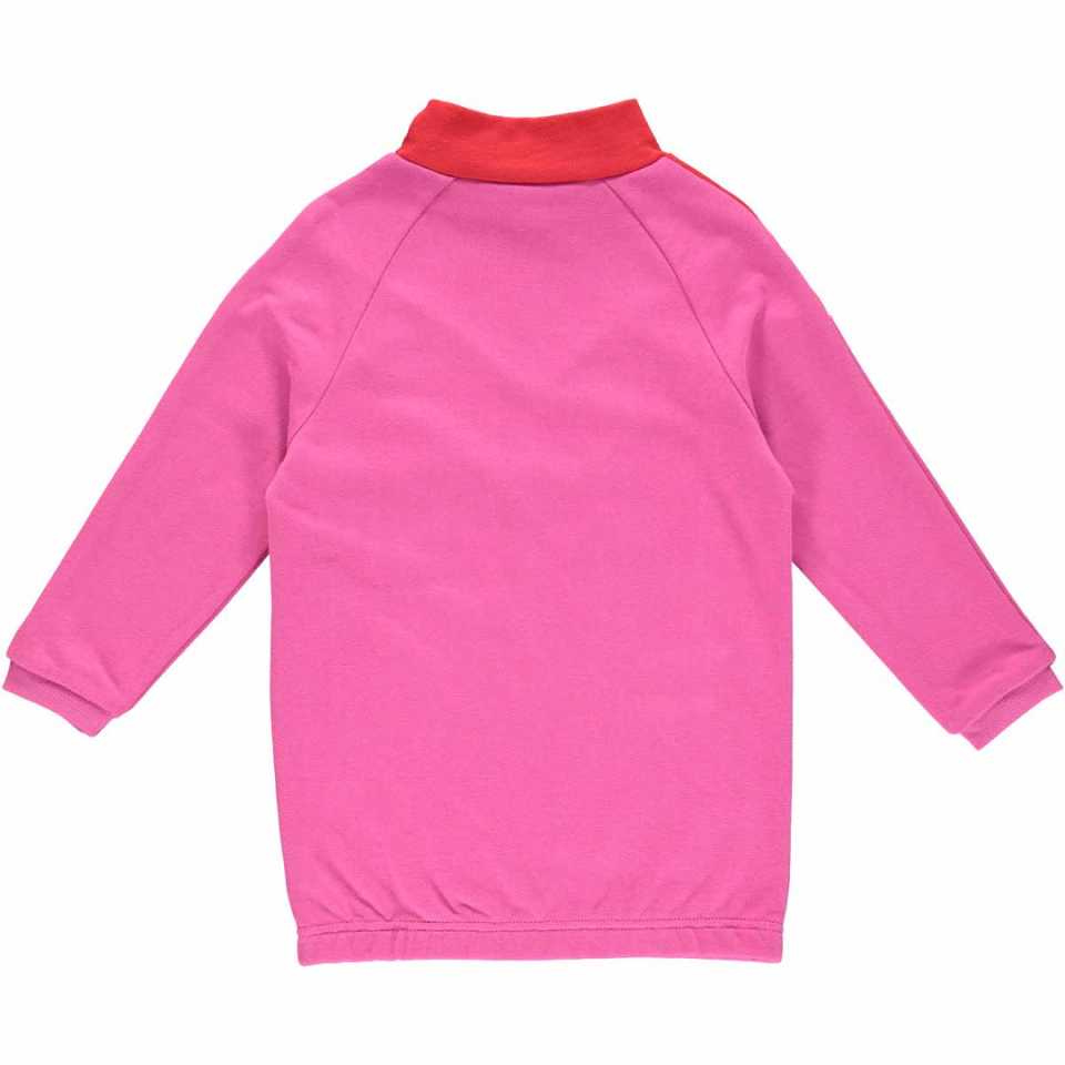 Rochie Sweat cu guler pentru copii în nuanța lollipop