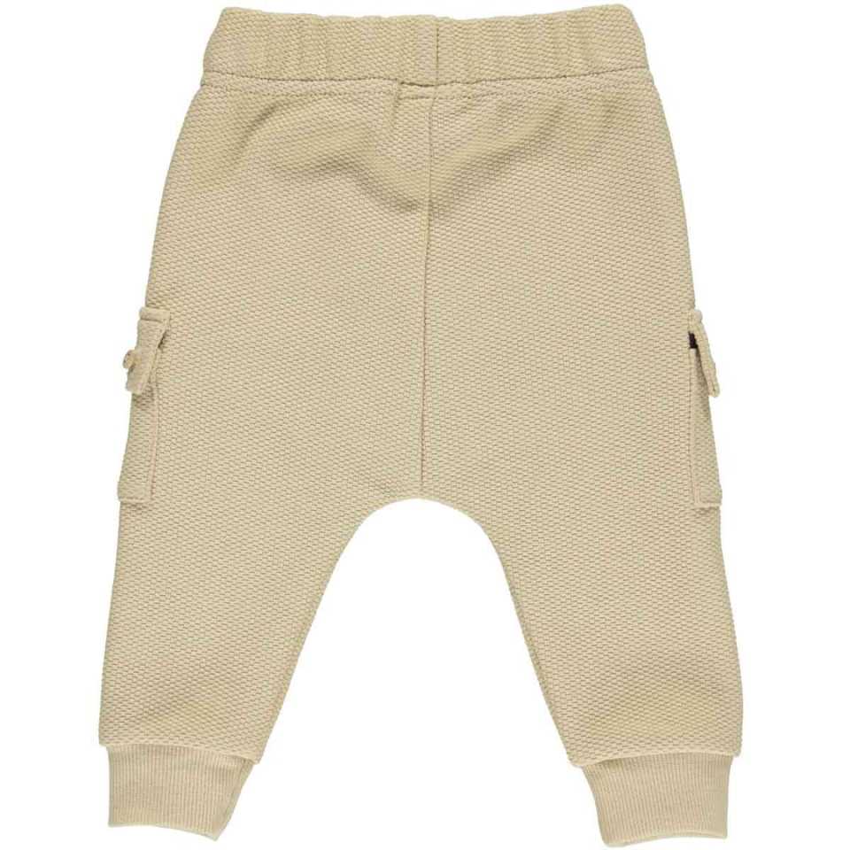 Pantaloni Cargo Interlock pentru bebeluși în nuanța rye