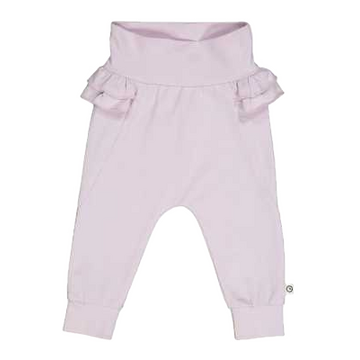 Pantaloni lila Cozy Me Flounce pentru bebeluși