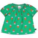 Tricou din poplin cu mânecă scurtă pentru bebeluși