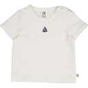 Tricou crem cu imprimeu bărci, cu mânecă scurtă